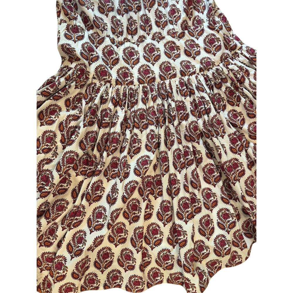 J.Crew Re-Imagined Block Print Mini Dress | Puff Sleeve | Smocked | Size 12 - Picture 3 of 11